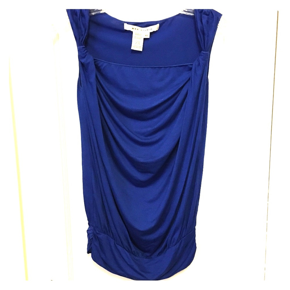 Max Studio Sleeveless Blouse XS - Blue